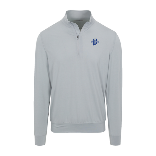 Indiana State Velocity Performance Quarter Zip Light Grey