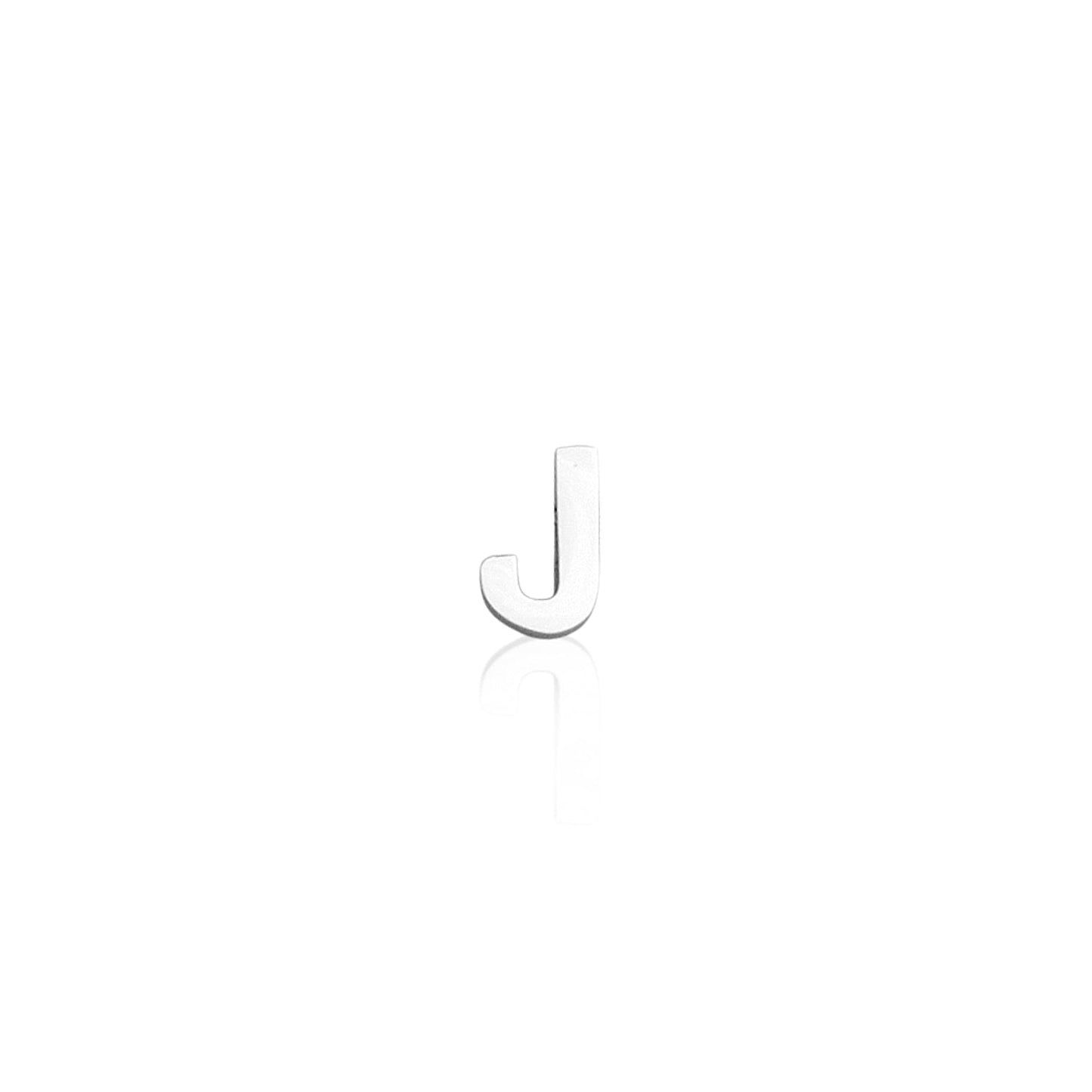 Made Mine Charms - Block Initial Charm (Silver)
