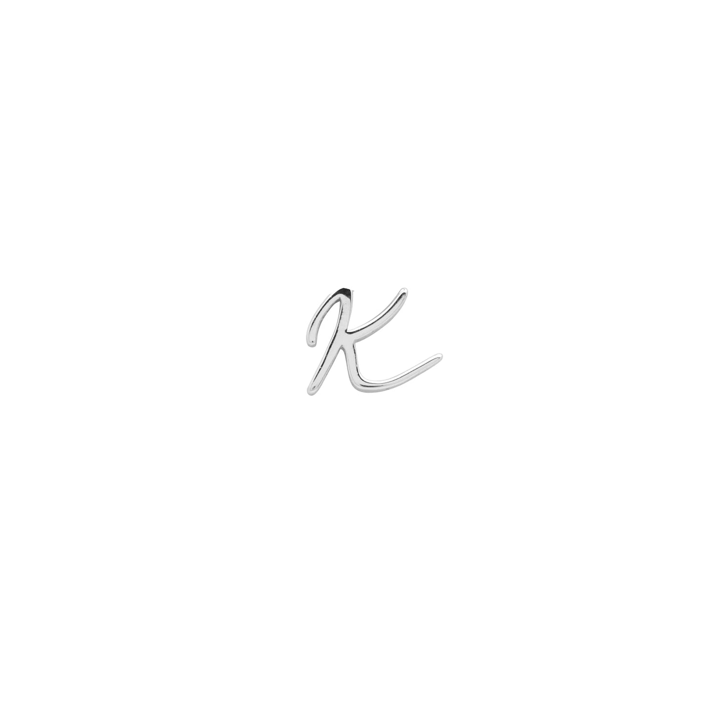 Made Mine Script Letter Bracelet (Silver) - TT
