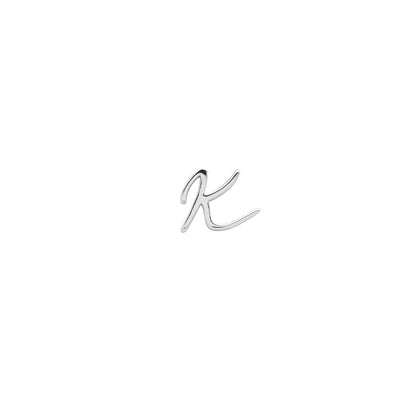 Made Mine Script Letter Bracelet (Silver) - TT