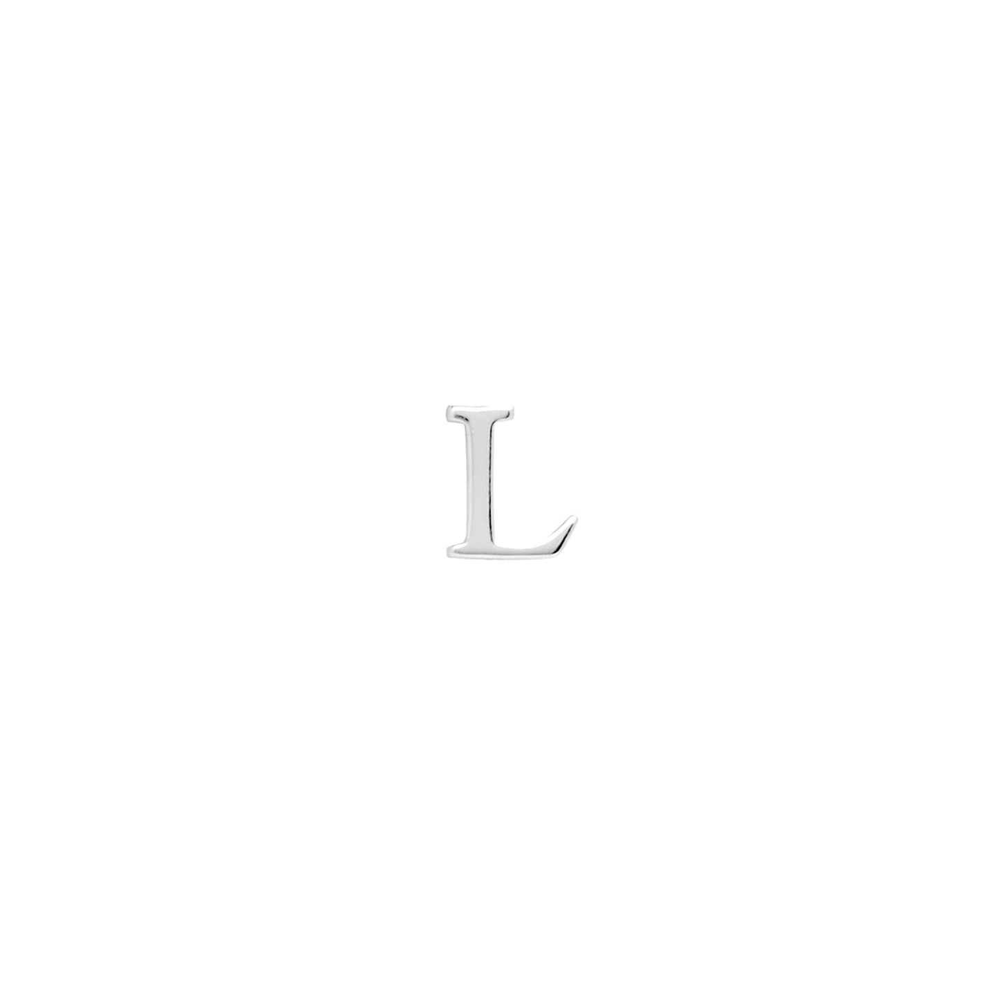 Made Mine Charms - Didot Initial Charm (Silver)