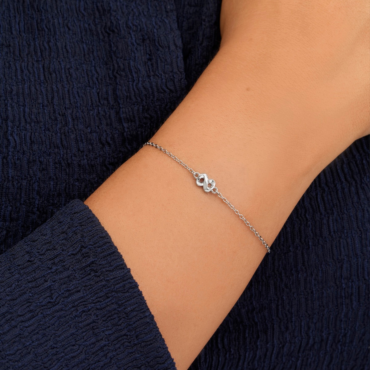 Made Mine Infinity Bracelet (Silver)