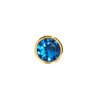 Double Initial Icon - Birthstone (Gold)