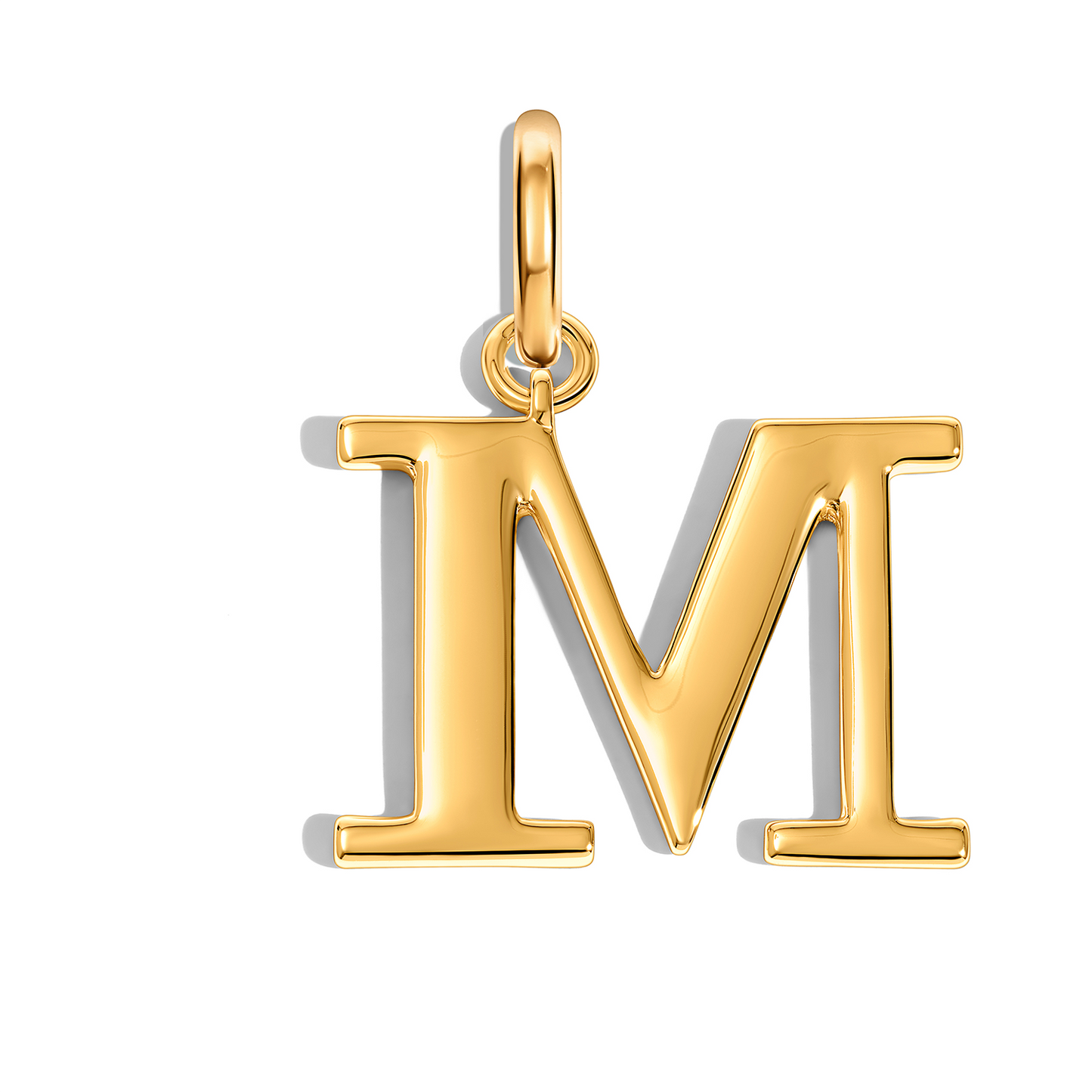 Large Didot Initial Accessories Charm (Gold)