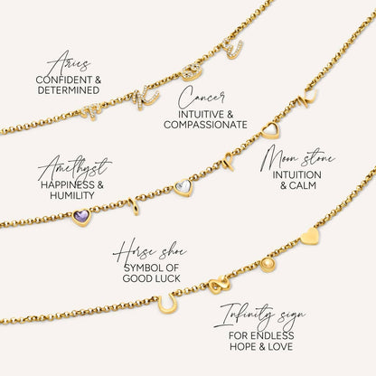 Made Mine Charm Bracelet (Gold)
