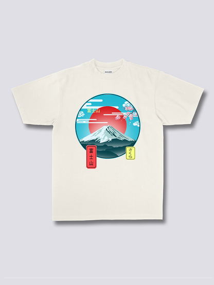 Front Print - Mount Fuji T-Shirt