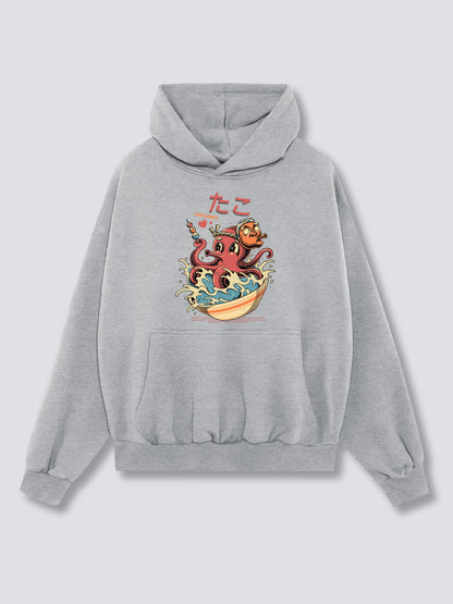 Front Print - Octopus Hoodie