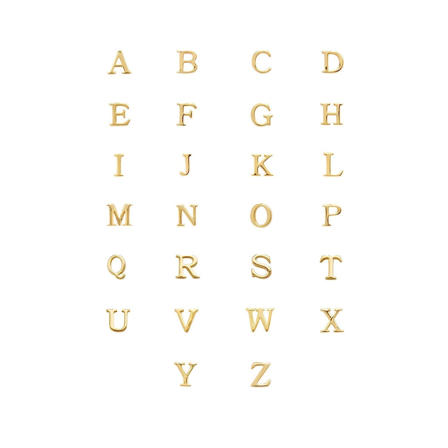 Stories Initial Pendant (Gold)