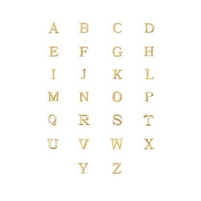 Stories Initial Pendant (Gold)