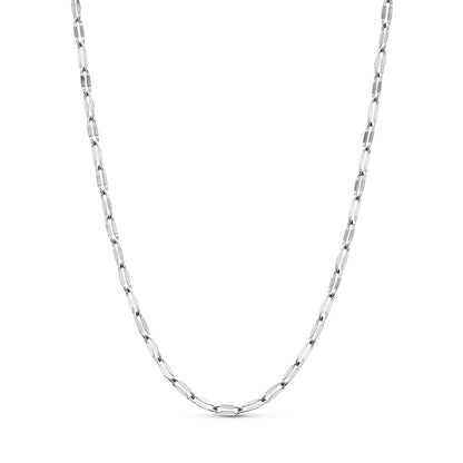 Organic Fingerprint Droplet Necklace (Silver)