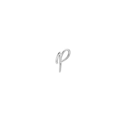 Made Mine Script Letter Bracelet (Silver) - NN