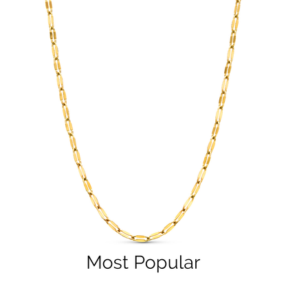 Round Photo Locket Sphere Necklace (Gold)