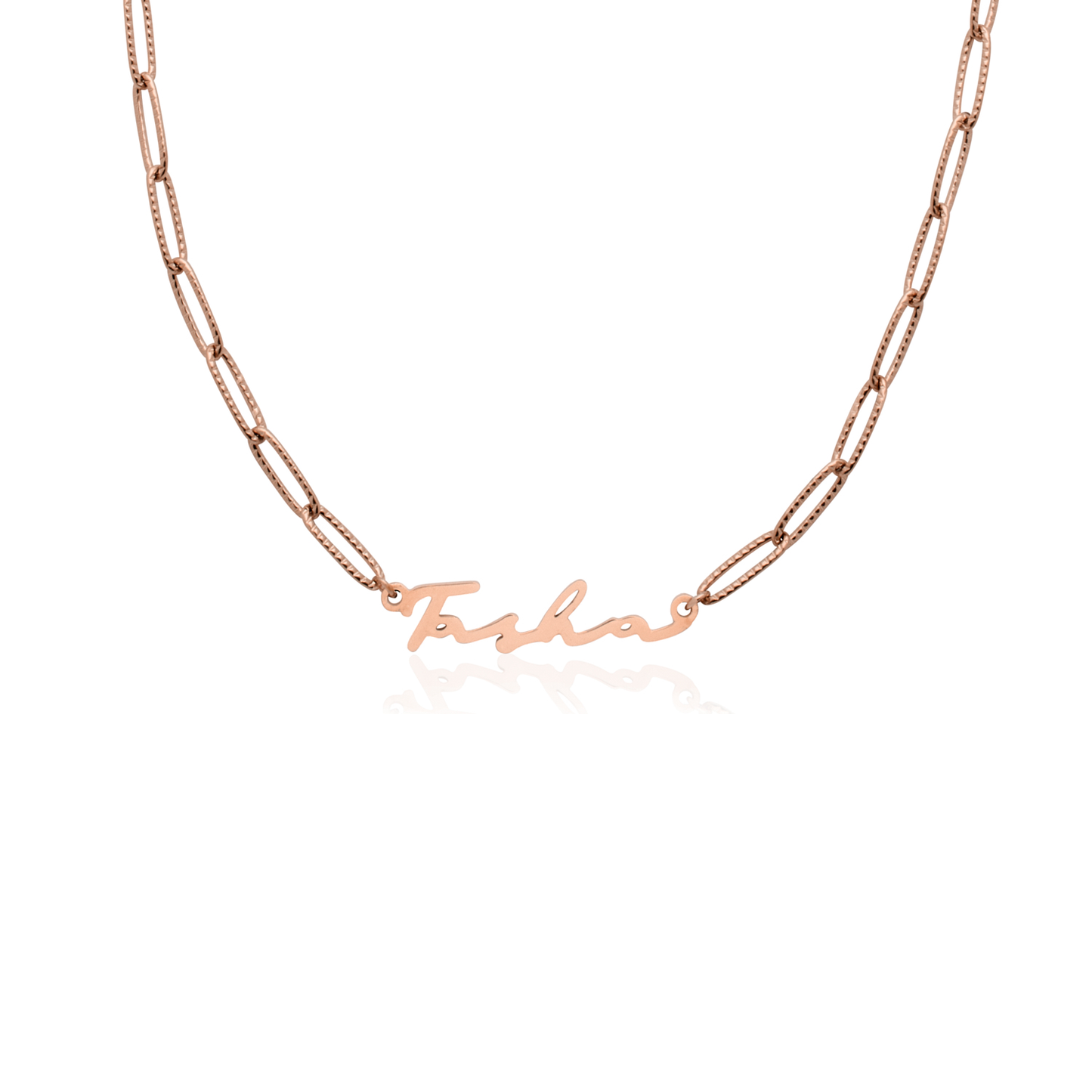 Signature Name Necklace - Rose Gold