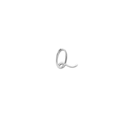Made Mine Charms - Script Initial Charms (Silver)