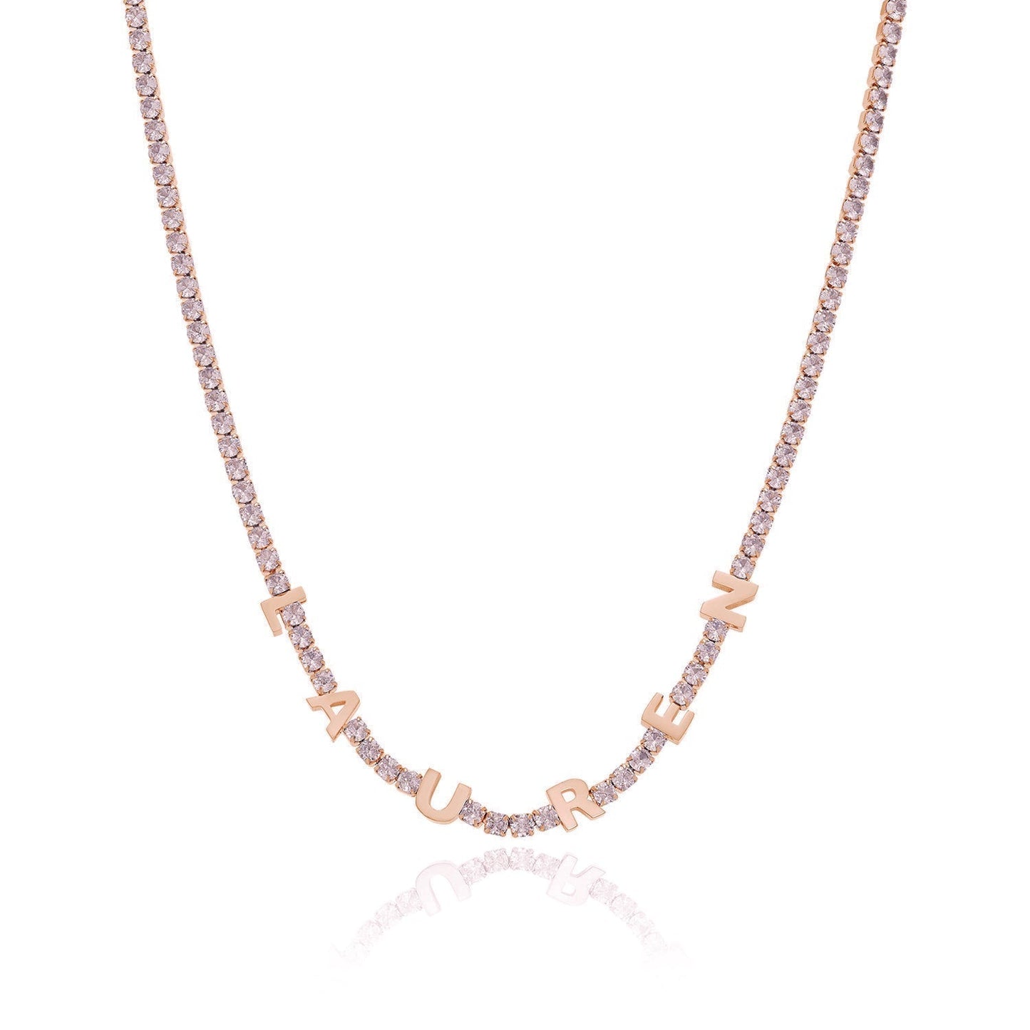 Made Mine Name Necklace - Rose Gold