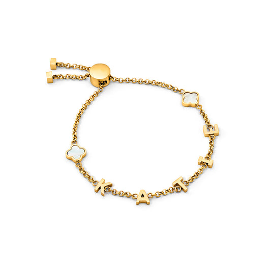 Made Mine Name Bracelet (Gold)