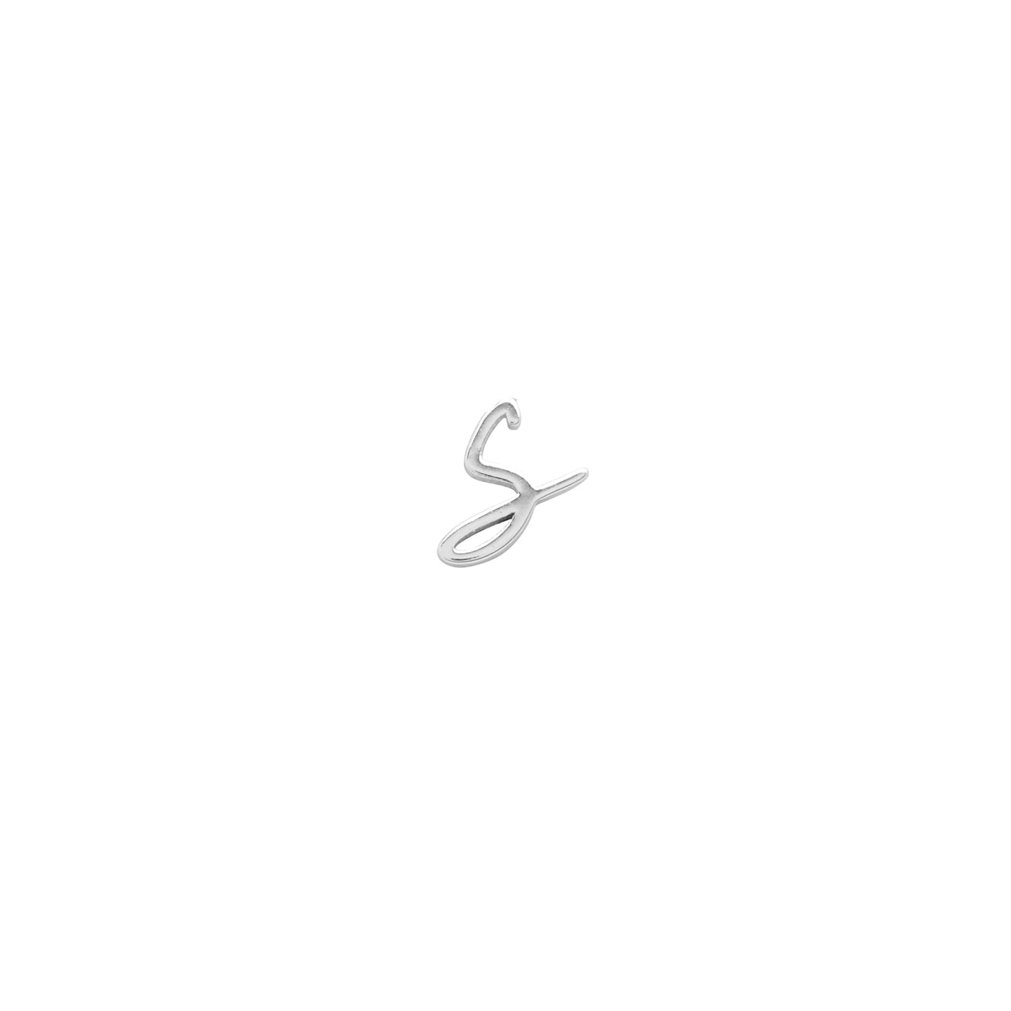 Made Mine Script Letter Bracelet (Silver) - JJ