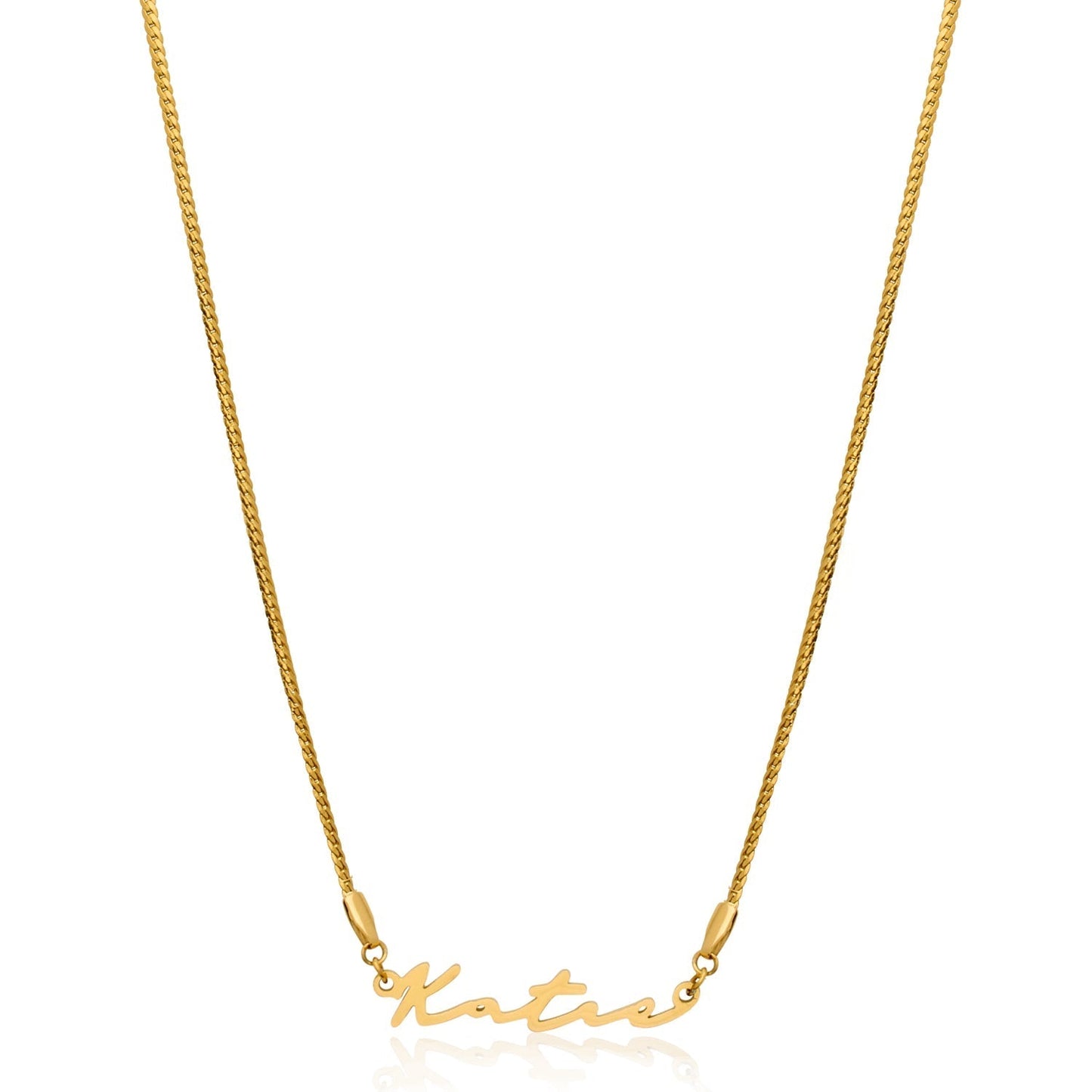 Signature Name Necklace (Gold)