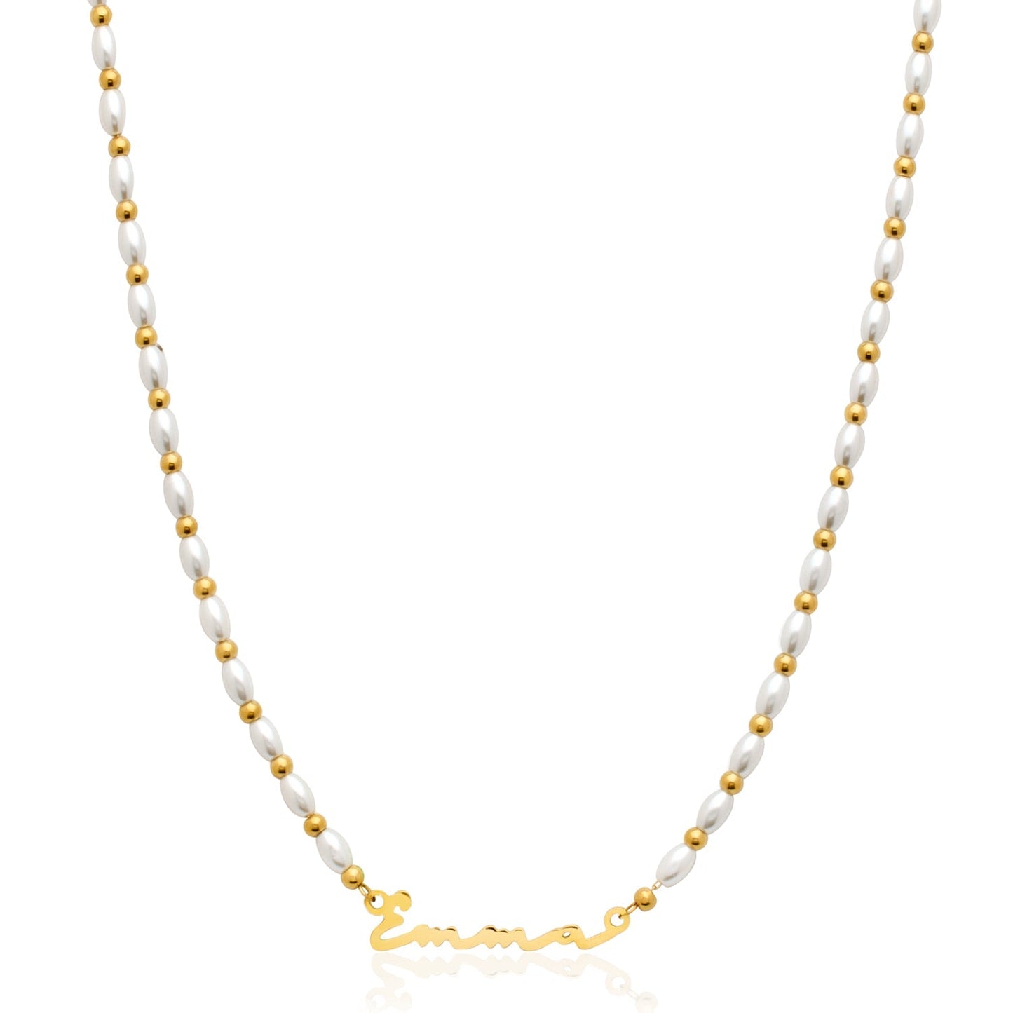Signature Name Necklace - Gold