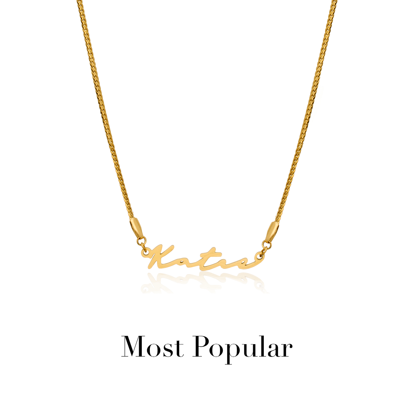 Signature Name Necklace - Gold