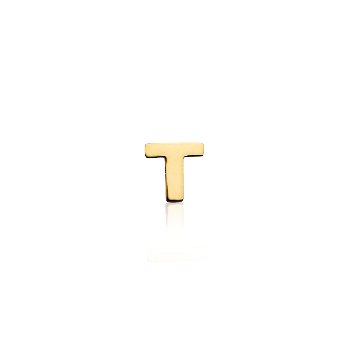 Made Mine Mini Letter Sphere Chain Necklace (Gold)