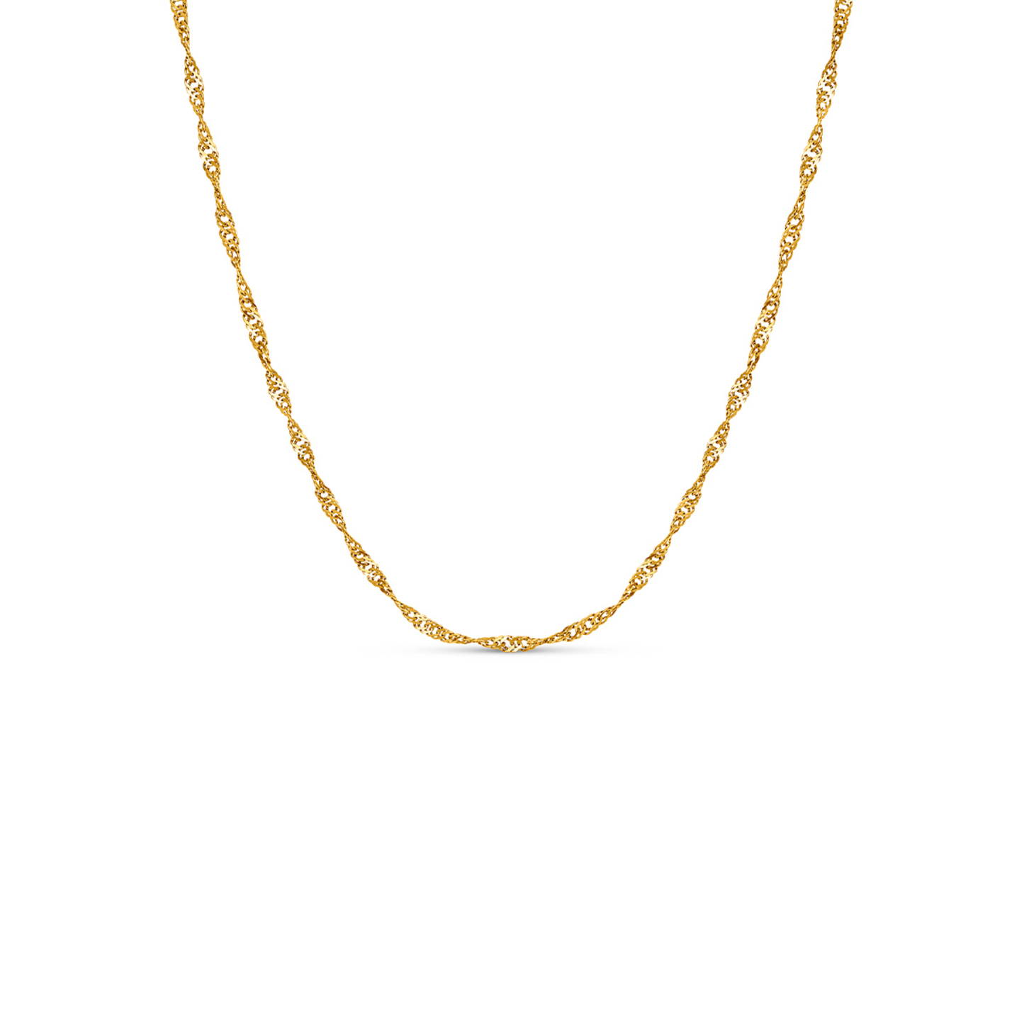 Ocean Charms Sardine Necklace (Gold)
