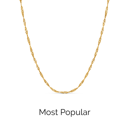 Ocean Charms Sun Necklace (Gold)