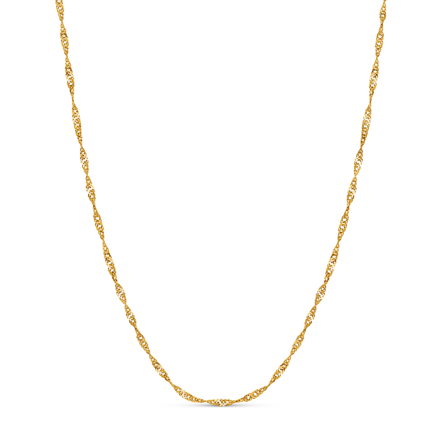 Ocean Charms Sardine Necklace (Gold)