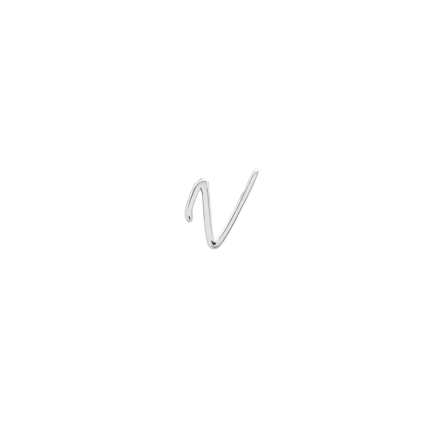Made Mine Script Letter Bracelet (Silver) - NN