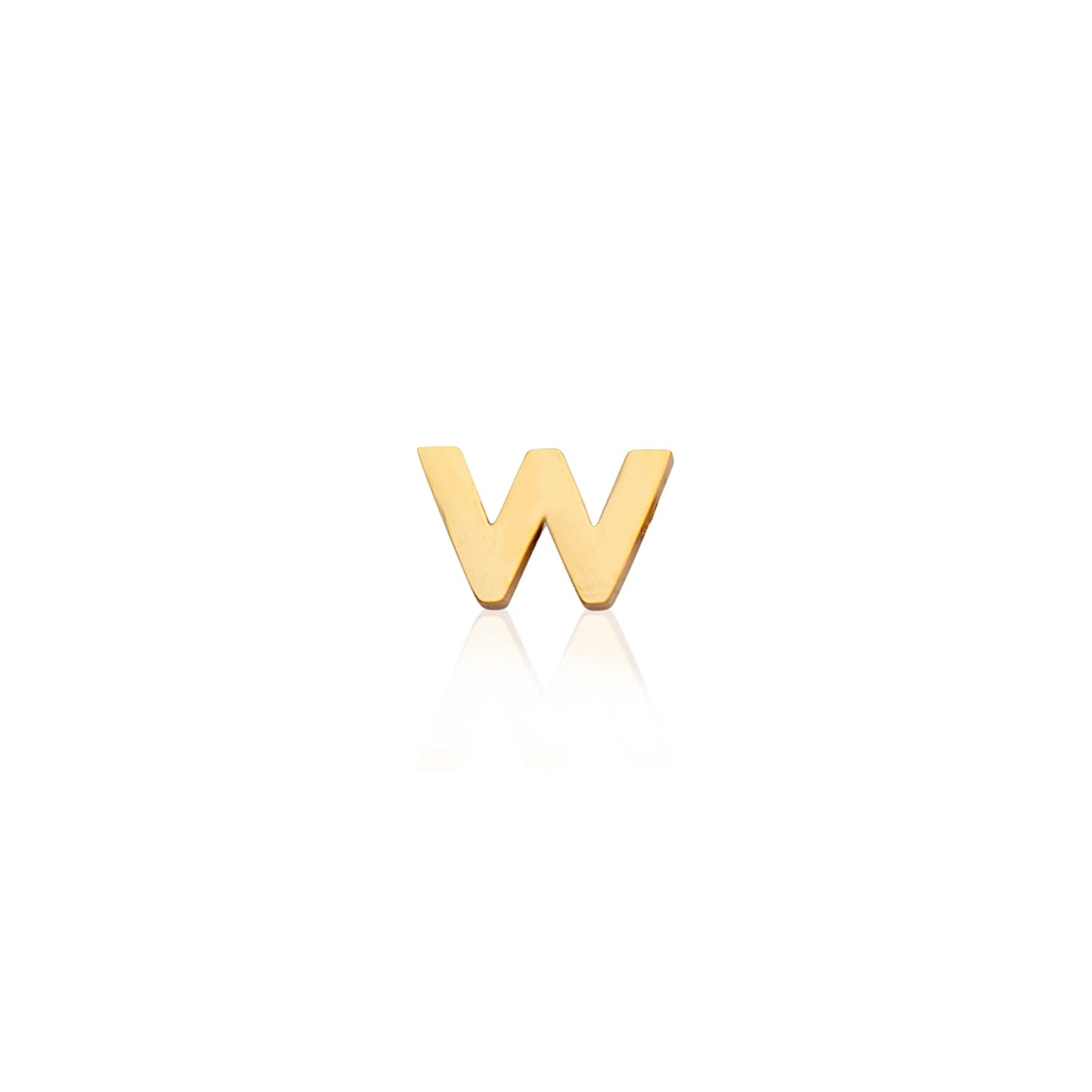 Made Mine Charms - Block Initial Charm (Gold)