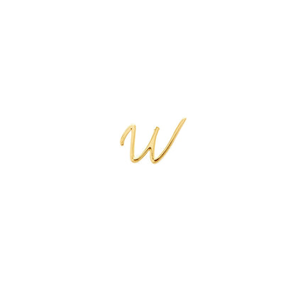 Made Mine Script Letter Bracelet (Gold)