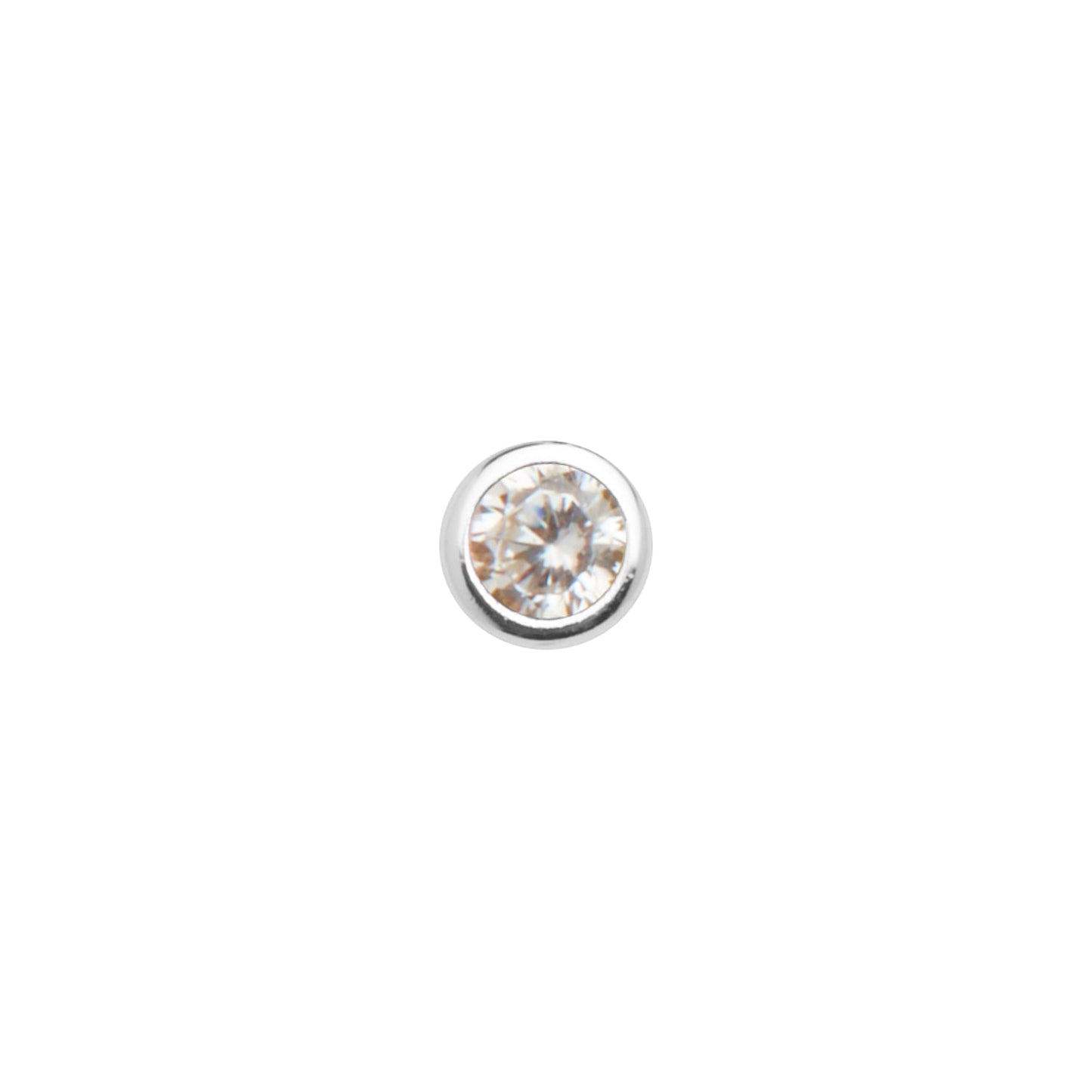 Mini Birthstone Bracelet (Silver)