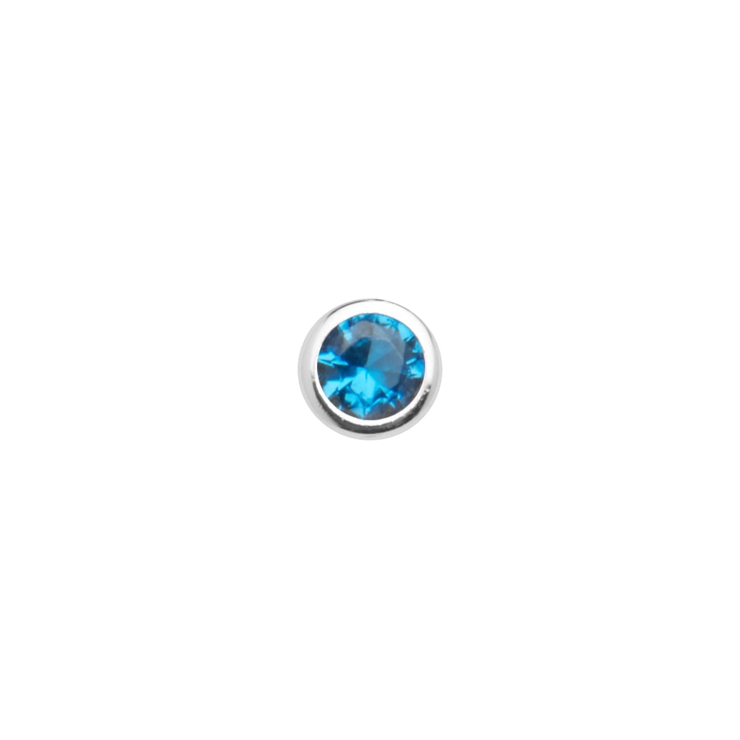 Mini Birthstone Necklace (Silver) (CS Replacement)