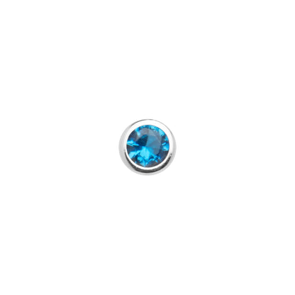Mini Birthstone Necklace (Silver) (CS Replacement)