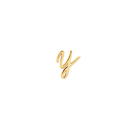 Made Mine Script Letter Bracelet (Gold) - JJ