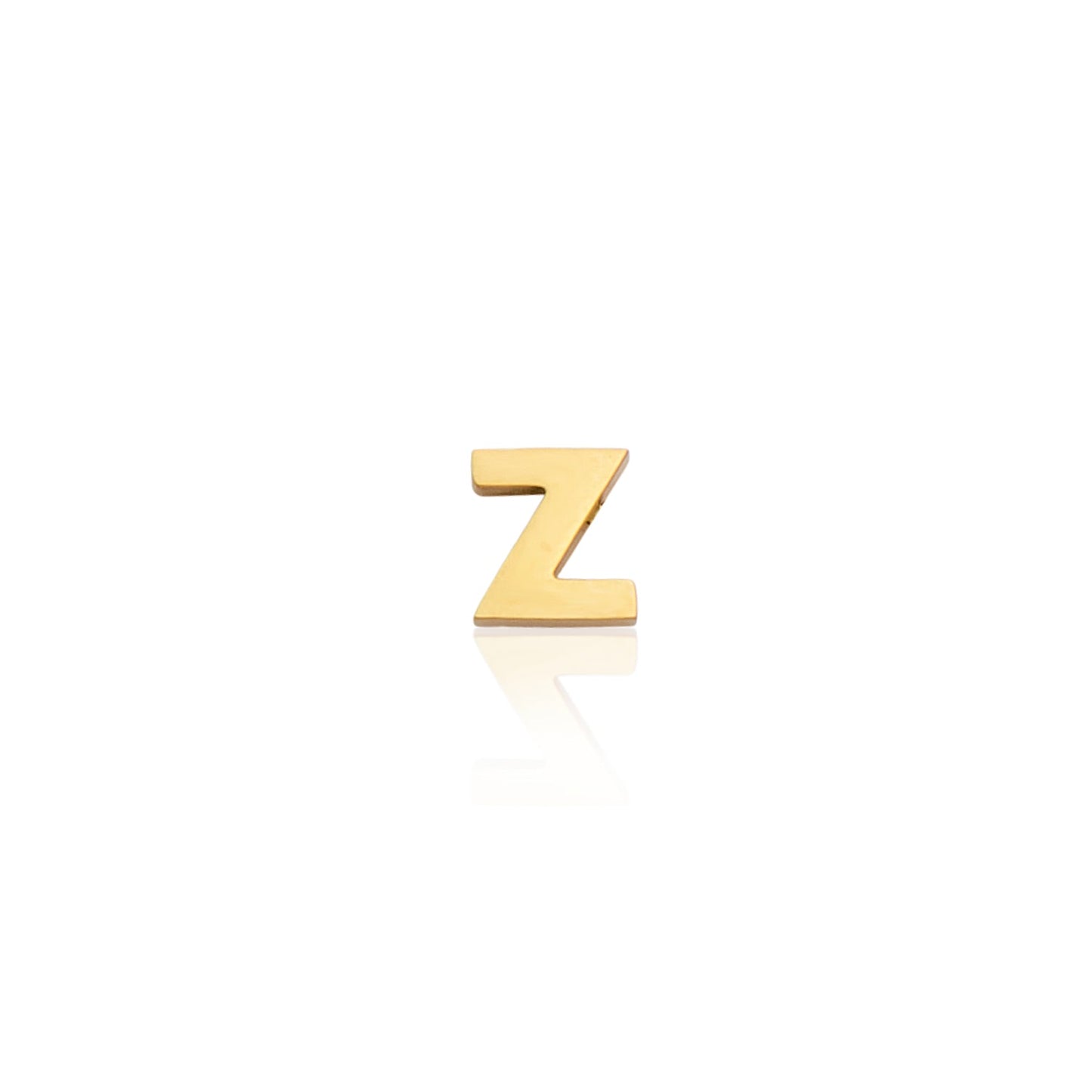 Made Mine Charms - Block Initial Charm (Gold)