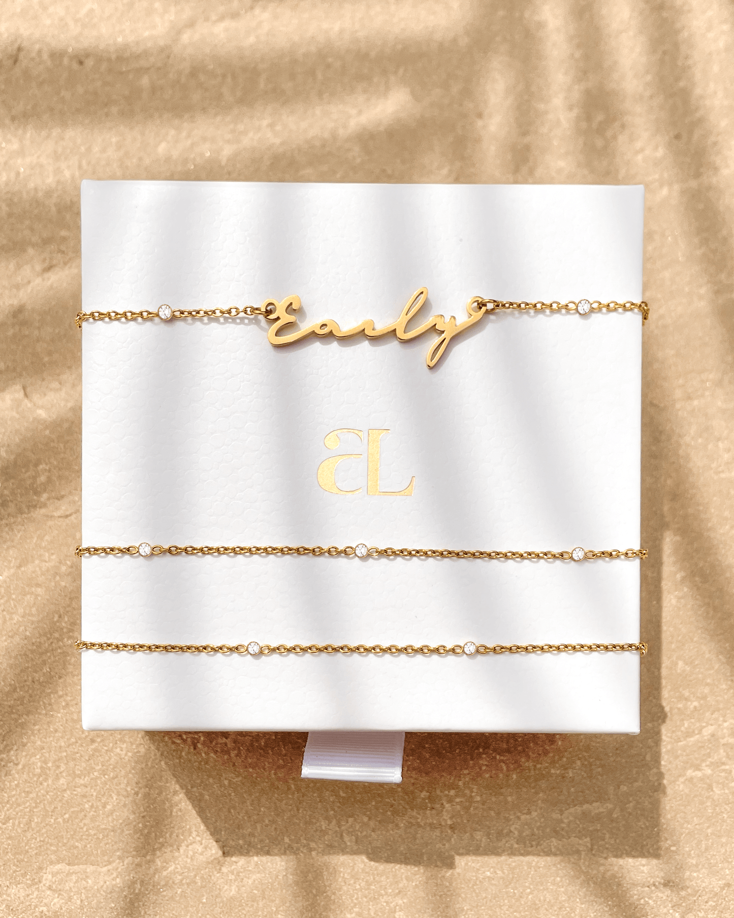 Crystal Custom Body Chain (Gold)