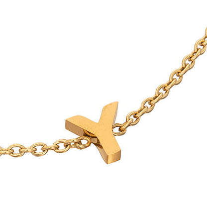Made Mine Initial Anklet (Gold)