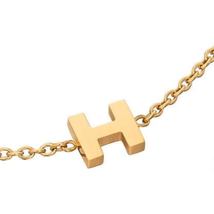 Made Mine Initial Anklet (Gold)