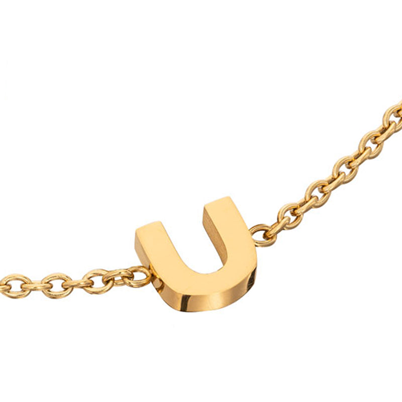 Made Mine Initial Anklet (Gold)