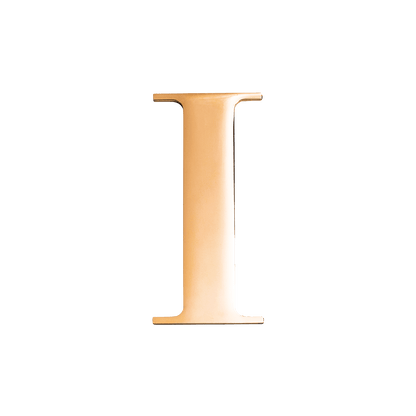 Jewellery Box Gold Small Metal Letter