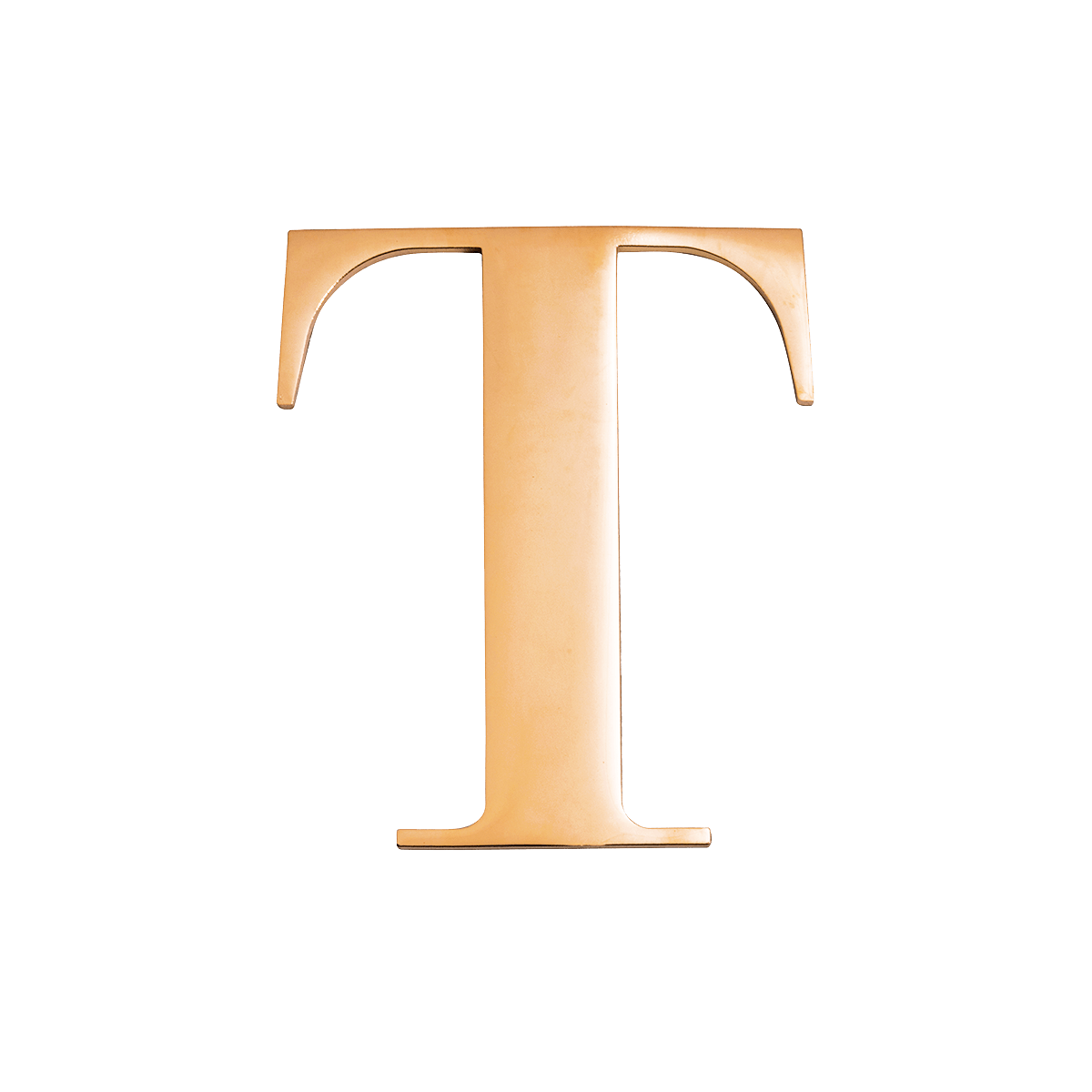 Jewellery Box Gold Small Metal Letter