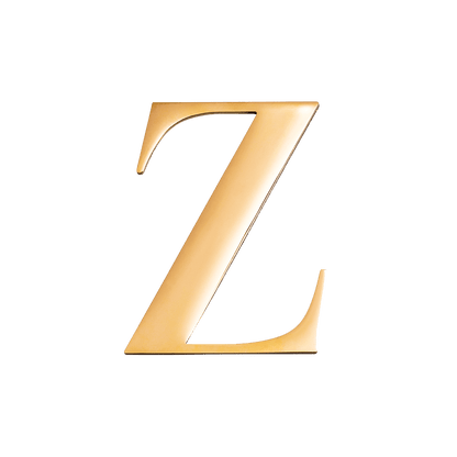 Jewellery Box Gold Small Metal Letter