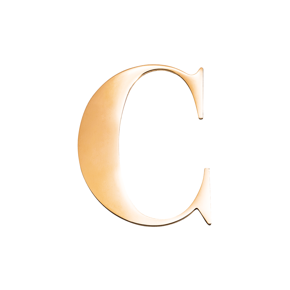 Custom Figaro Icon - Initial (Gold)