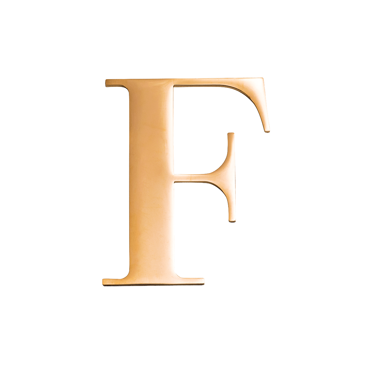 Custom Figaro Icon - Initial (Gold)