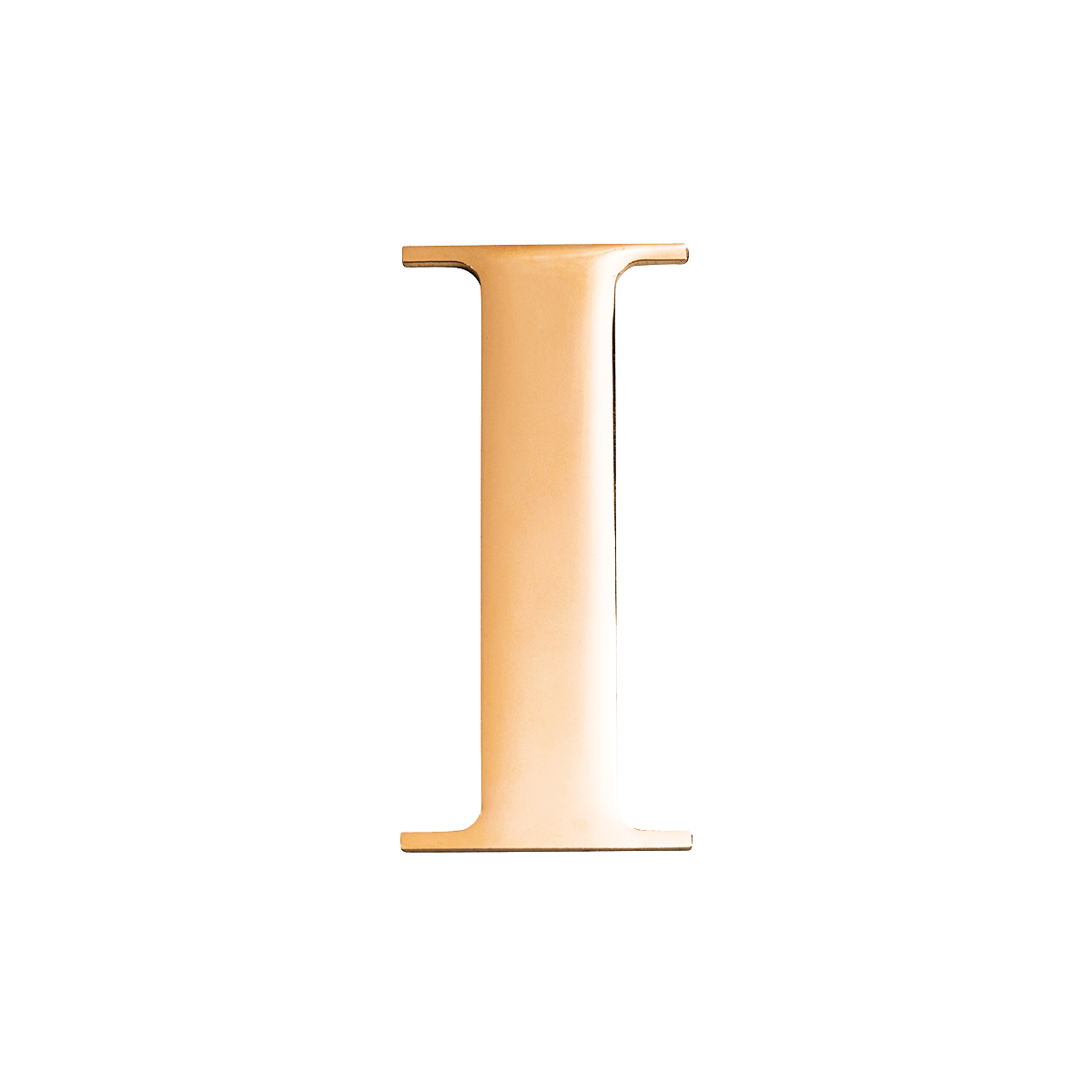 Small Metal Letter Pins (Gold)