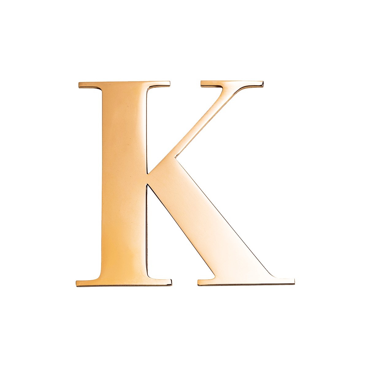 Large Metal Letters - Gold