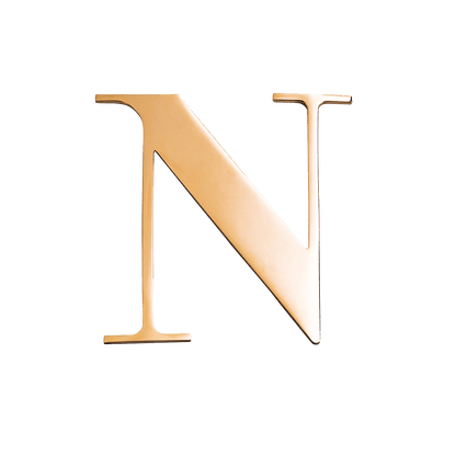 Metal Letter Pins (Gold)