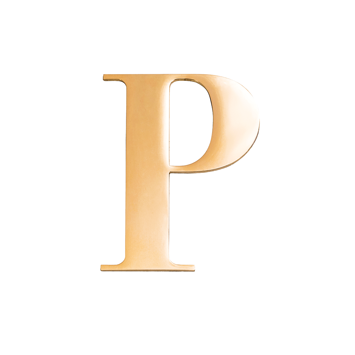 Metal Letter Pins (Gold)