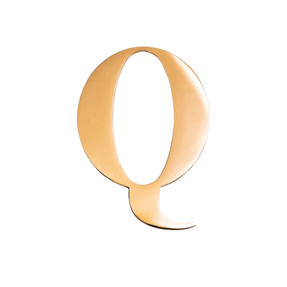 Custom Figaro Icon - Initial (Gold)